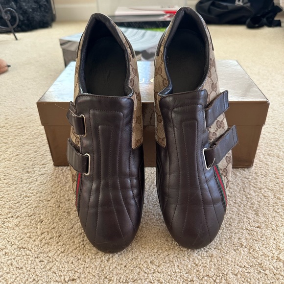 Gucci Vintage Sneakers Chaussures 10.5G - Picture 5 of 5